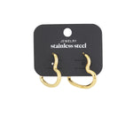 open heart earrings