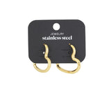 open heart earrings