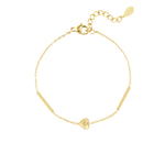 bracelet simple heart