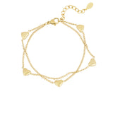 lots of hearts bracelet
