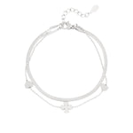 bracelet clover heart