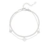 bracelet clover heart