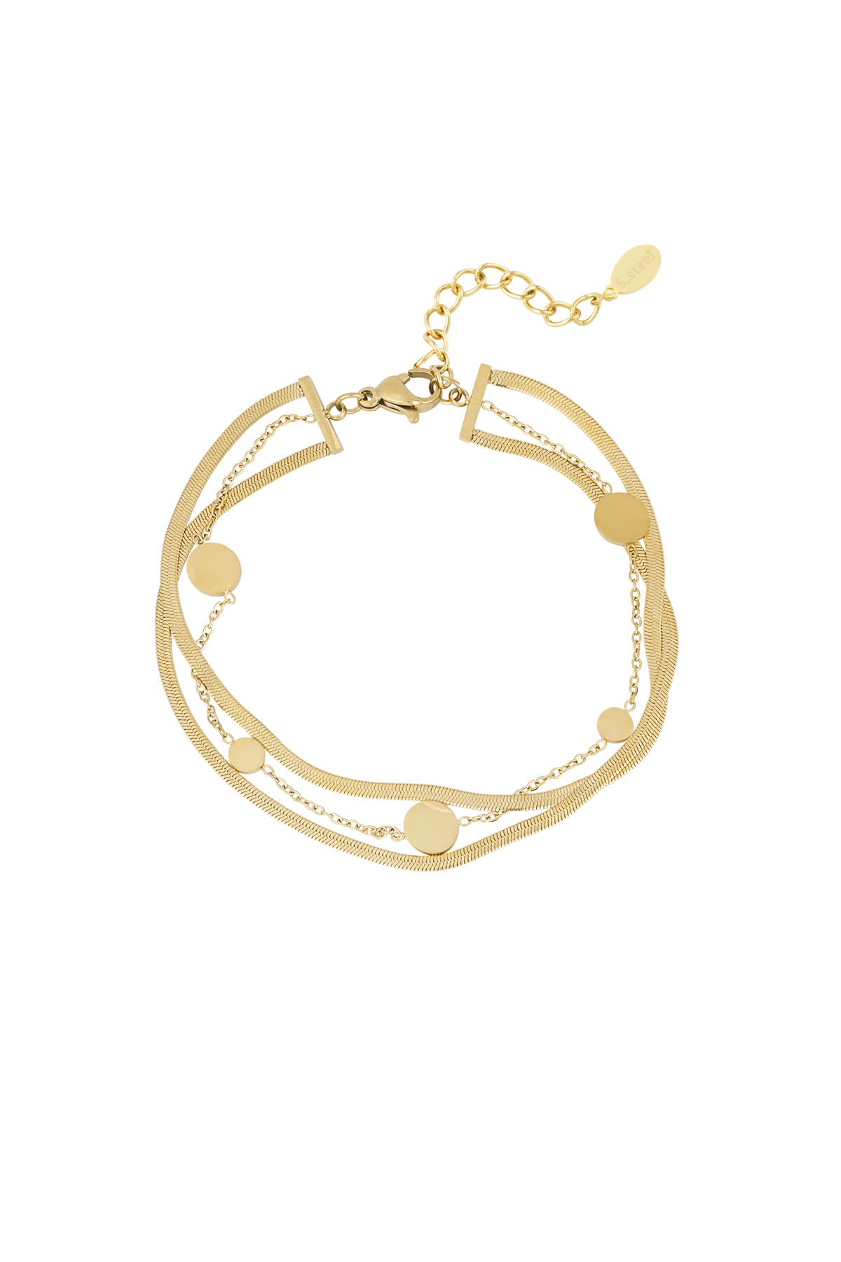 double coin bracelet