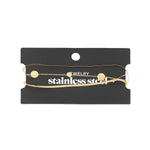 double coin bracelet
