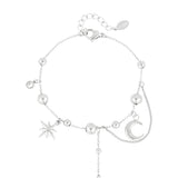 trendy moon bracelet