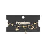 trendy moon bracelet