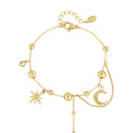 trendy moon bracelet