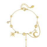 trendy moon bracelet