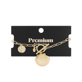 bracelet with shell charm