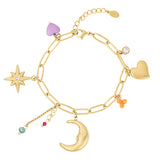 Charm bracelet Moon light