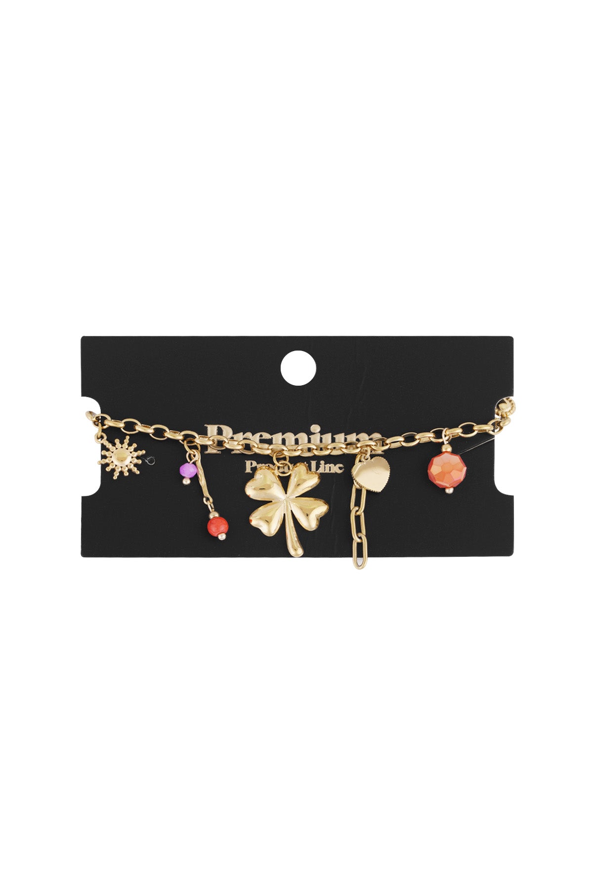 good luck babe charm bracelet