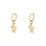 earrings with turtle