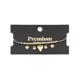 gleaming heart bracelet