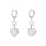 star heart earrings