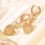 star heart earrings