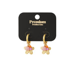 bloom hoops earrings