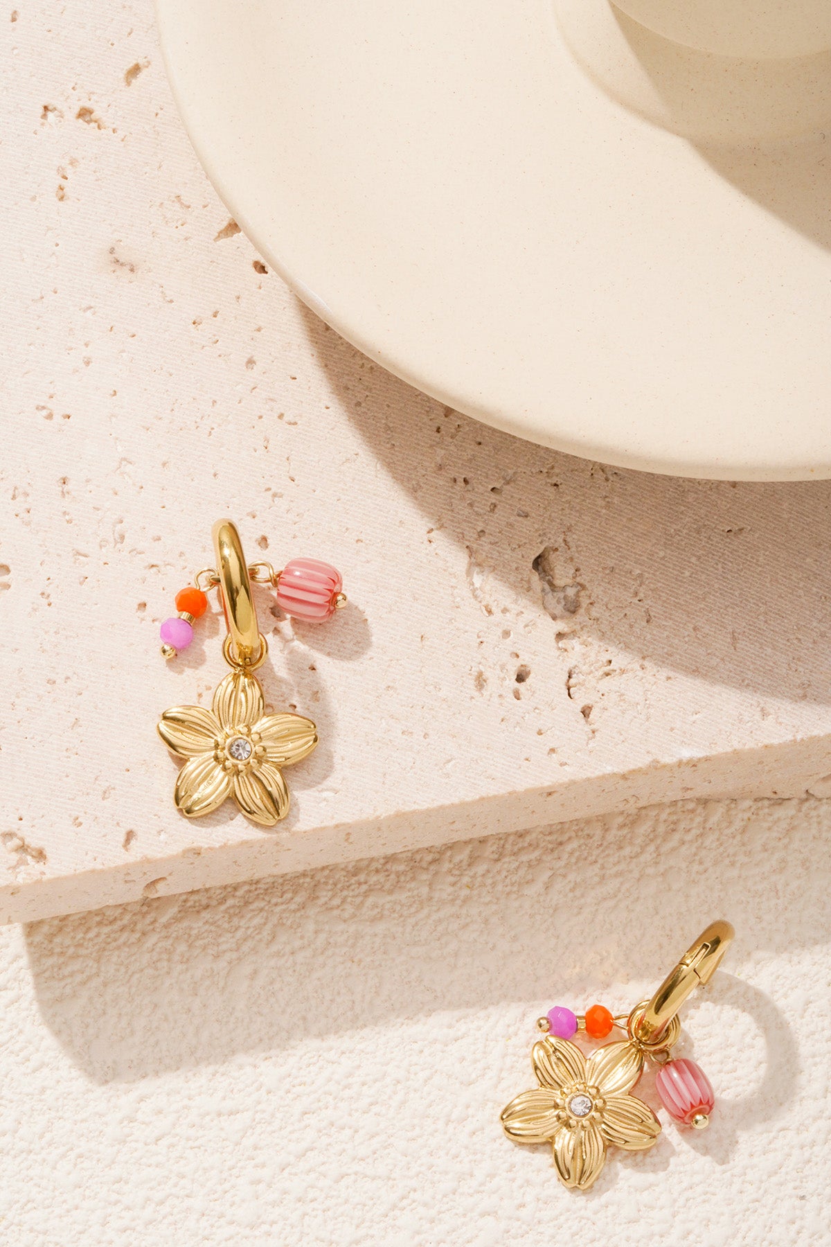 bloom hoops earrings