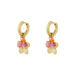 bloom hoops earrings