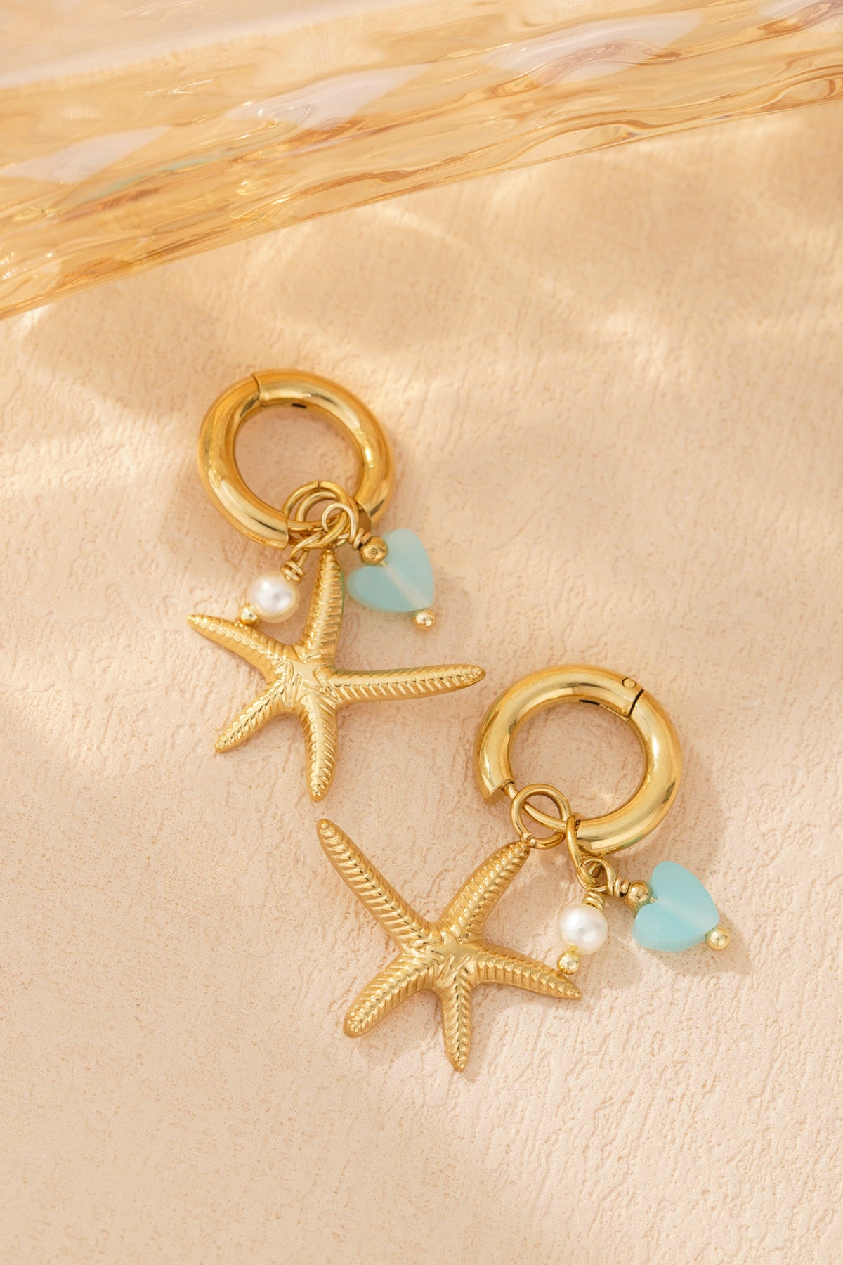 large starfish earrings