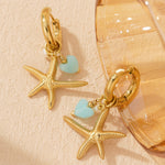 large starfish earrings