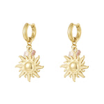 Stainless Steel Drop Earrings Sun/Moon Casual Daily Simple Series Women's jewelry