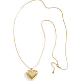 Medium-length necklace with hanging heart