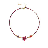 Polyester Beaded Necklaces Flower Casual Daily Simple Series Women's jewelry