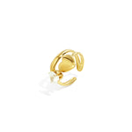 Stainless Steel Gemstone Rings Heart Casual Daily Simple Series Women's jewelry
