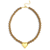 Acrylic Beaded Necklaces Heart Casual Daily Simple Series Women's jewelry