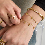 Bracelet with shooting stars