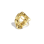 Stainless Steel Statement Rings irregular shape Casual Daily Simple Series Women's jewelry