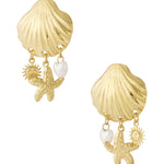 Beach love trio Earrings