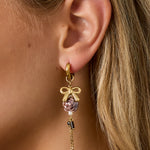 Stainless Steel Drop Earrings Flower Casual Daily Simple Series Women's jewelry