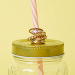 Ring with smileys and heart