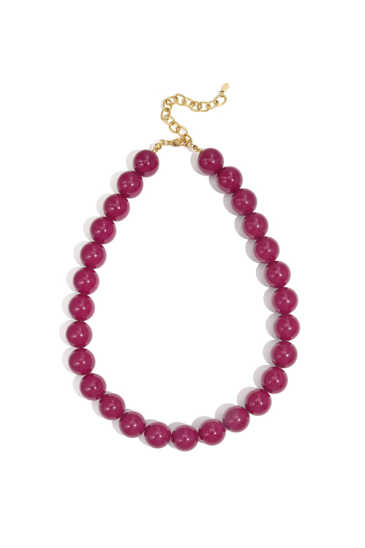 Necklace with large beads