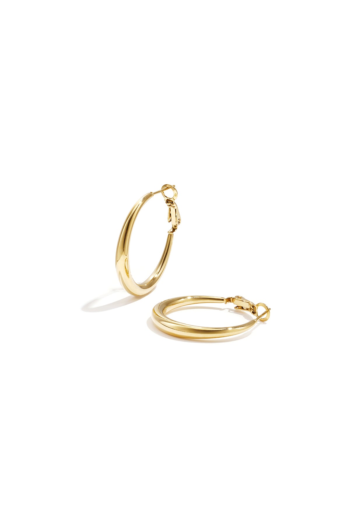 Stainless Steel Hoop Earrings circle Casual Daily Simple Series Women's jewelry
