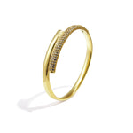 Stainless Steel Bangles circle Casual Daily Simple Series Women's jewelry