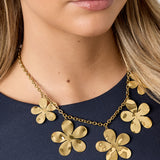 Stainless Steel Pendant necklaces Flower Casual Daily Simple Series Women's jewelry