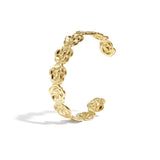 Stainless Steel Cuff Bracelets Flower Casual Daily Simple Series Women's jewelry