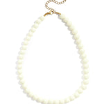 Necklace with medium beads-10mm