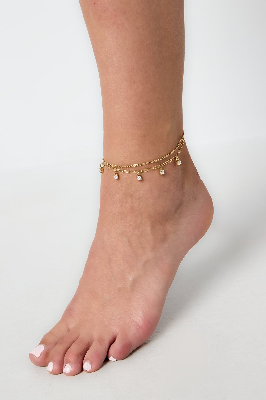 Stainless Steel Anklets Chain Casual Daily Simple Series Women's jewelry