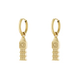 Stainless Steel Drop Earrings Cartoon Casual Daily Simple Series Women's jewelry
