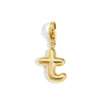 DIY initial letter jewelry charm