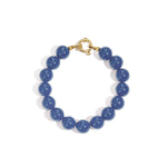 Bracelet with medium beads and front clasp-12mm