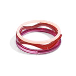 Acrylic Bangles Solid Color Casual Daily Simple Series Women's jewelry