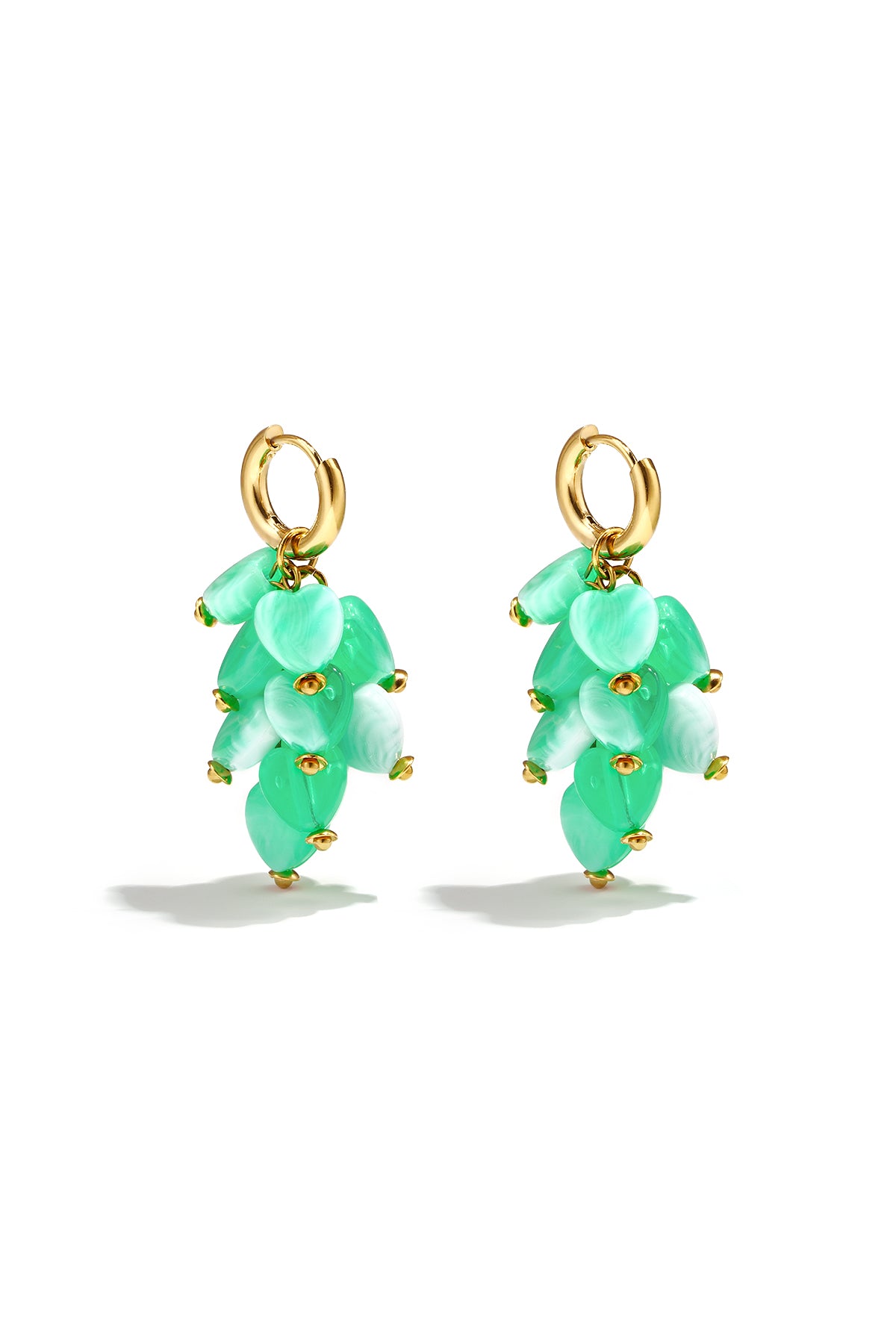 Stainless Steel Beads Earrings Heart Vacation Holiday/Beach Simple Series Women's jewelry