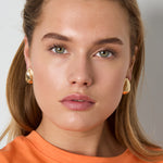Alloy Stud Earrings Droplet Retro Daily Simple Series Women's jewelry