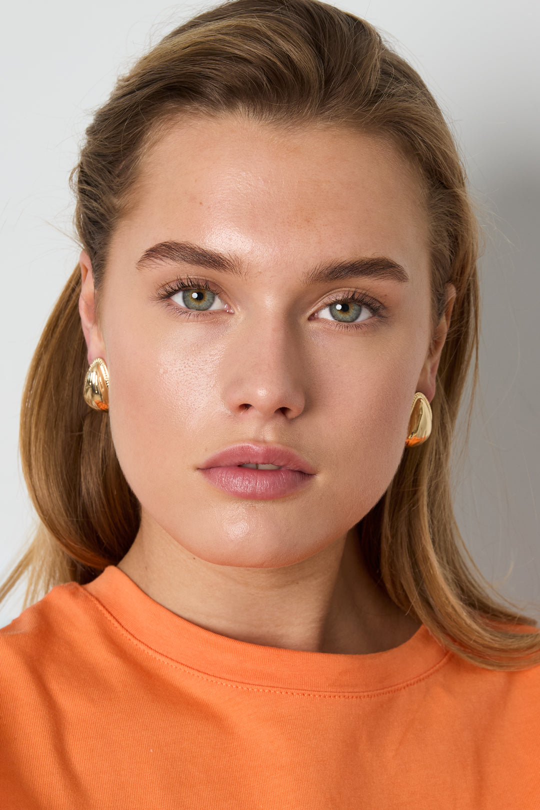 Alloy Stud Earrings Droplet Retro Daily Simple Series Women's jewelry