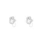 Flower Clip Earrings