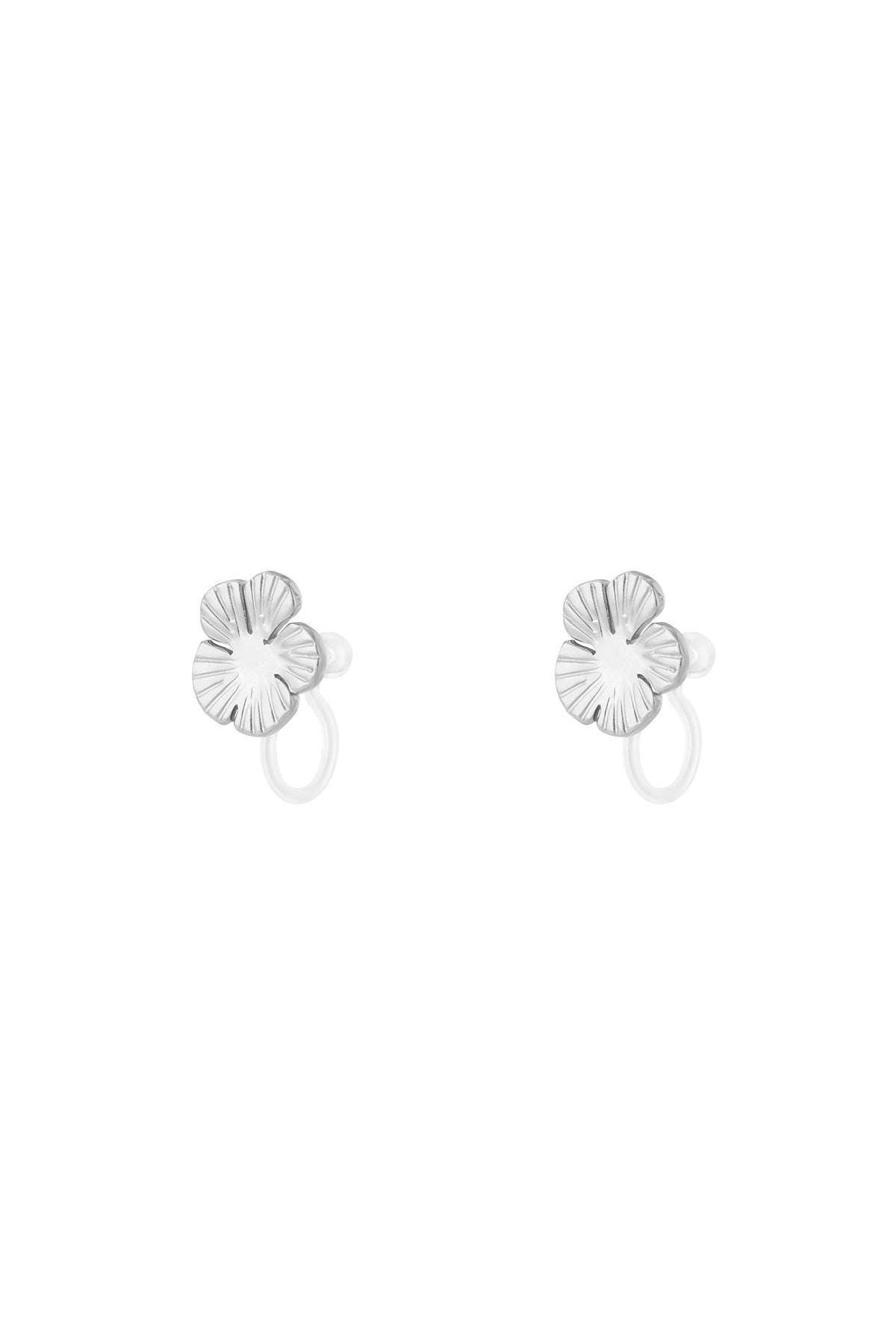 Flower Clip Earrings